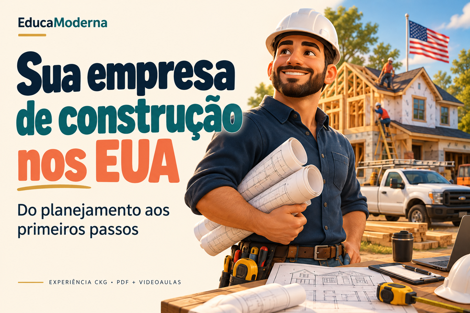 Capa ilustrada do curso: empresa